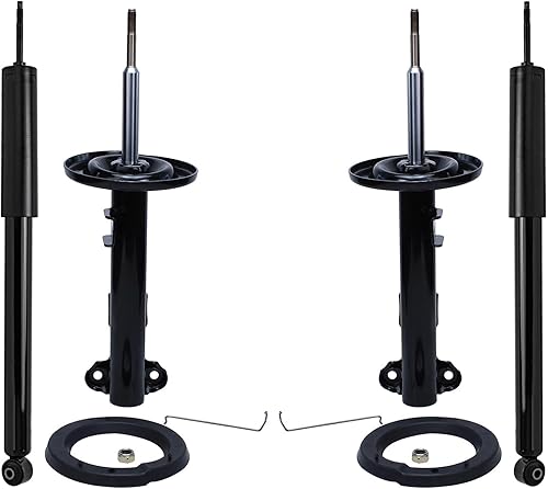 Miniatura 248 de Detroit Axle - Amortiguadores traseros para Chevrolet Equinox GMC Terrain Pontiac Torrent Saturn Vue Suzuki XL-7, 2 Amortiguadores traseros