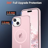 Vista 756 de SUPFINE - Funda magnética para iPhone 13 Pro Max (compatible con MagSafe), (protección contra caídas de grado militar de 10 pies), delgada, Negro