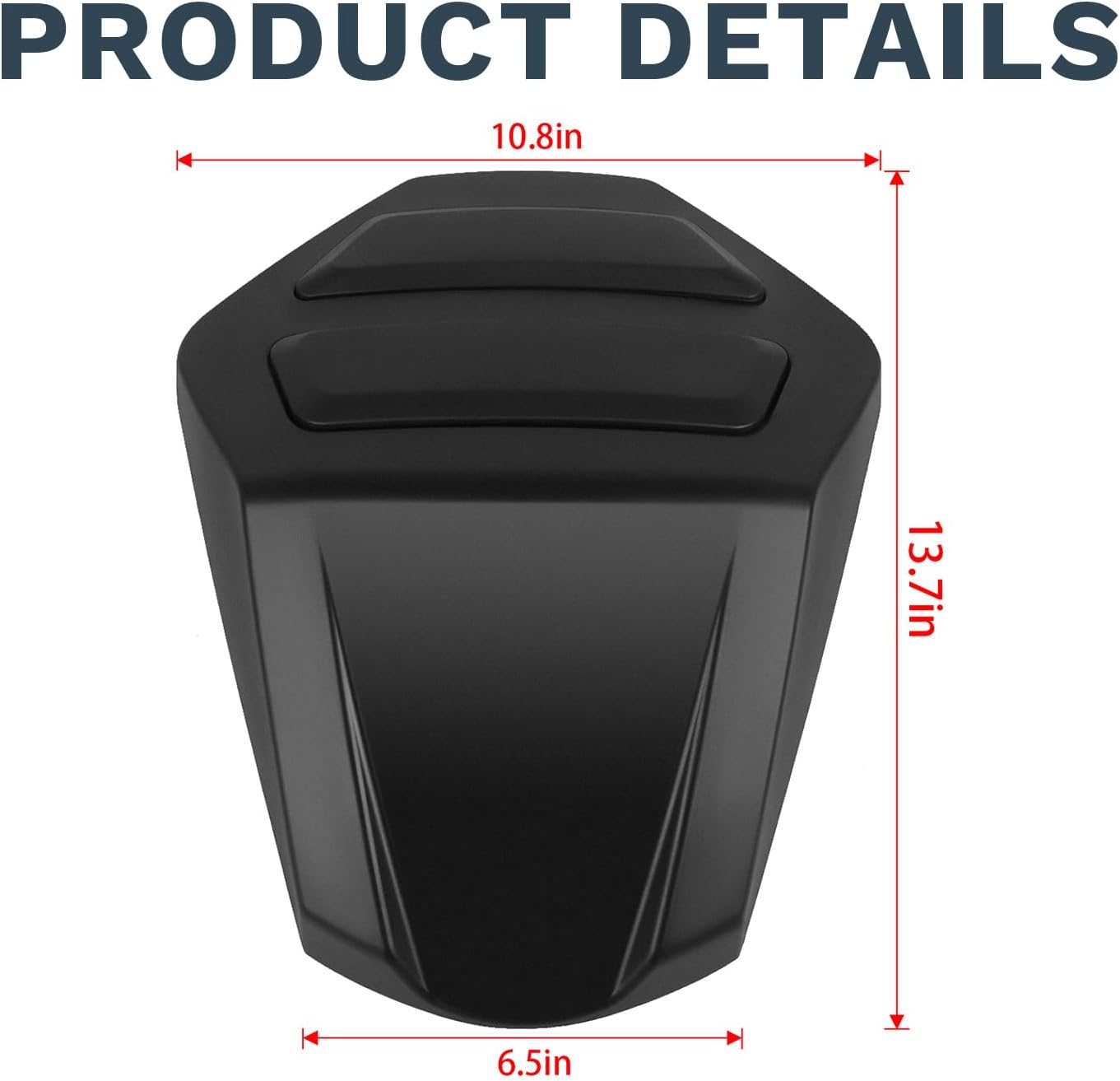 Rear Seat Fairing Cover Mototcycle Tail Rear Seat Cowl Cover Replacement for Suzuki GSX-8T GSX-8TT GSX 8T GSX8TT 2026 ABS Plastic Passenger Pillion Solo (Type B)