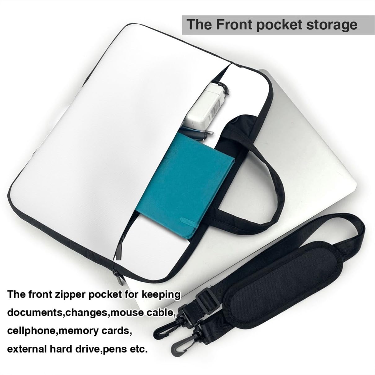 16-Zoll-Laptoptasche, buntes Gehirn: vielfältig denkende Laptoptasche, 40,6 cm (16 Zoll) Laptoptasche, Laptop-Rucksäcke