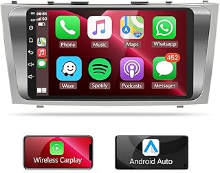 2G+32G Android 11 Carplay Car Stereo for Toyota Camry 2007 2008 2009 2010 2011, 9 Inch Touch Screen Android Auto Bluetooth GPS Navigation WiFi SWC FM USB Camry Radio with Backup Camera