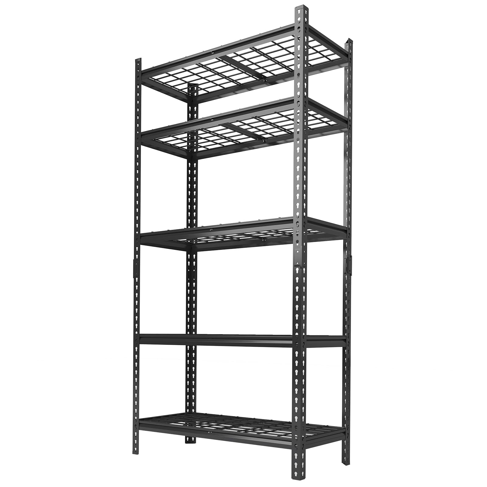 Garvee Scaffale Metallico Heavy Duty Per Garage, 5 Ripiani Regolabili