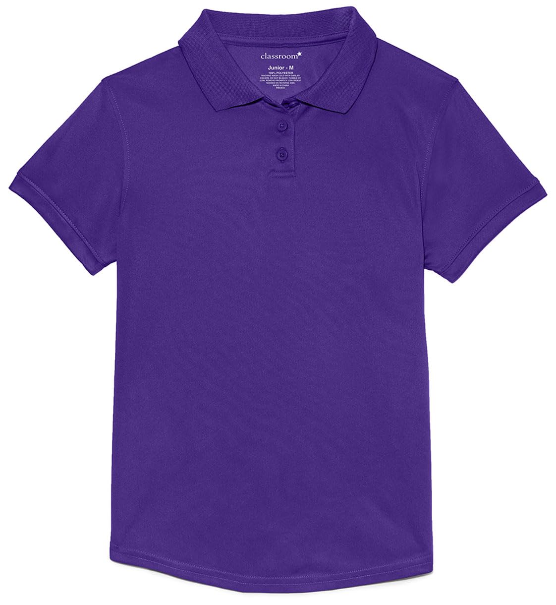 Classroom School Uniforms Big Girl's Girls Fit Moisture Wicking Polo Shirt