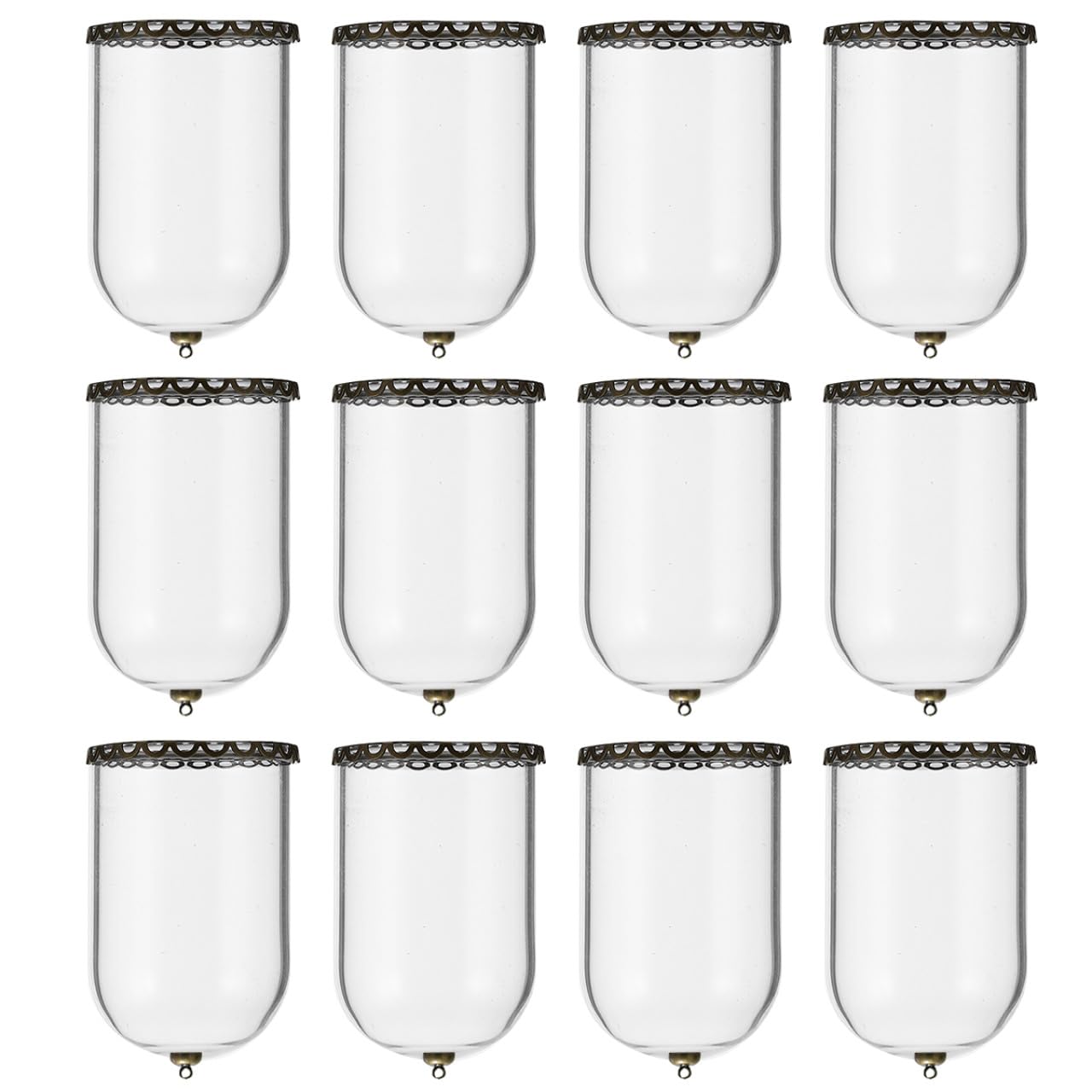 Couvercle en verre sphérique SOIMISS 25x38 mm : accessoire DIY pour création et loisirs créatifs