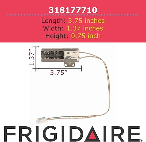 Miniatura 4 de Frigidaire 318177710 Encendedor de quemador OEM genuino para rangos