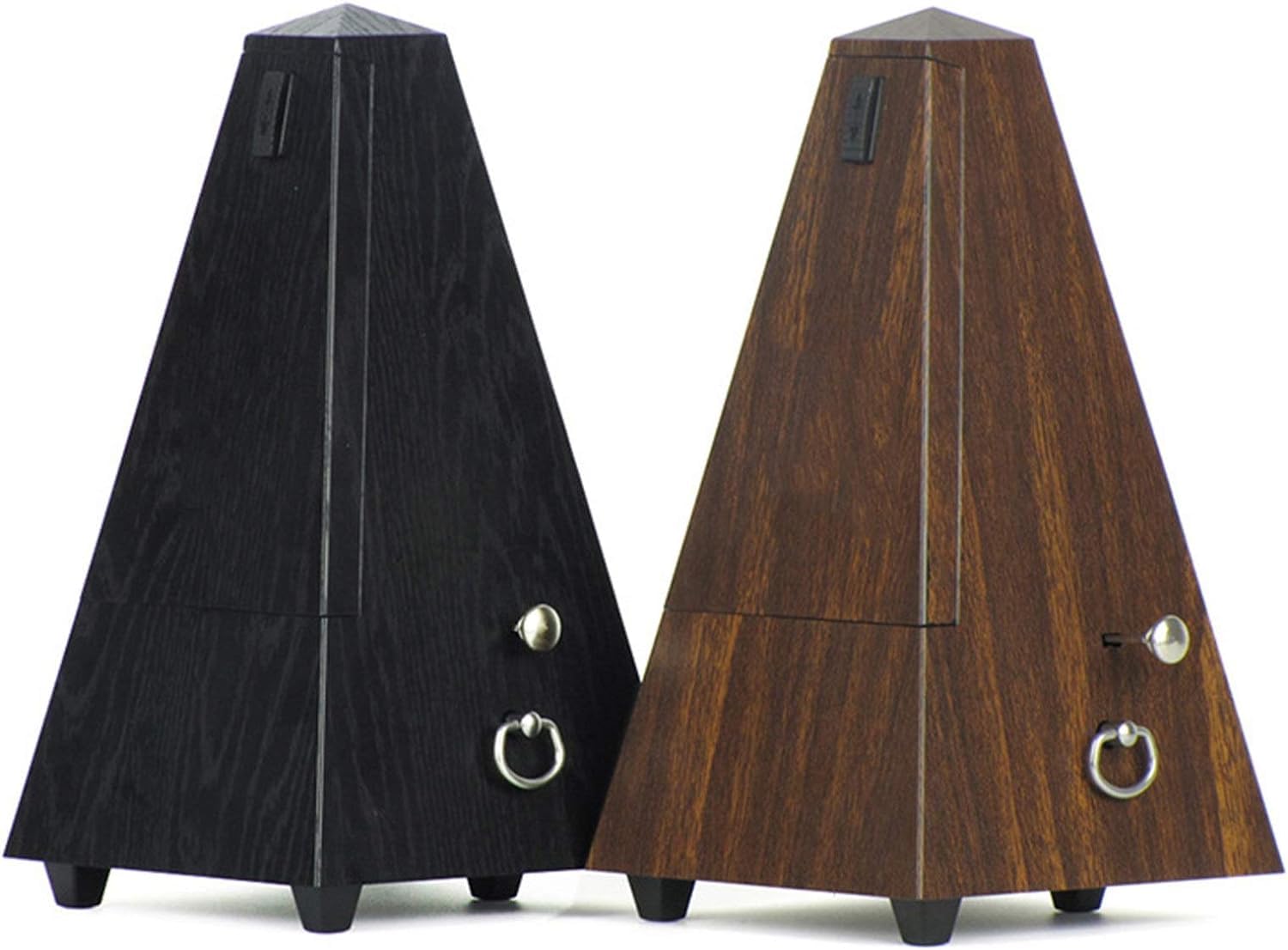 Mechanisches Metronom, Pyramid Mechanisches Metronom, ABS-Material, klassisches Design, for Gitarre, Violine, Klavier, Bass, Musikinstrument, Übungswerkzeug(Teak)