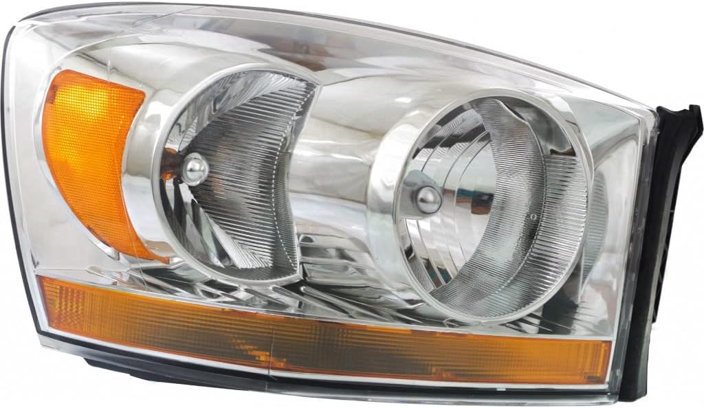 CarLights360 For 2006 Dodge Pickup Headlight Driver and Passenger Side DOT Certified Bulbs Included CH2518114 CH2519114 - Replaces 55077795AD, 55077794AD ;R1500 mega cab/R2500/R3500