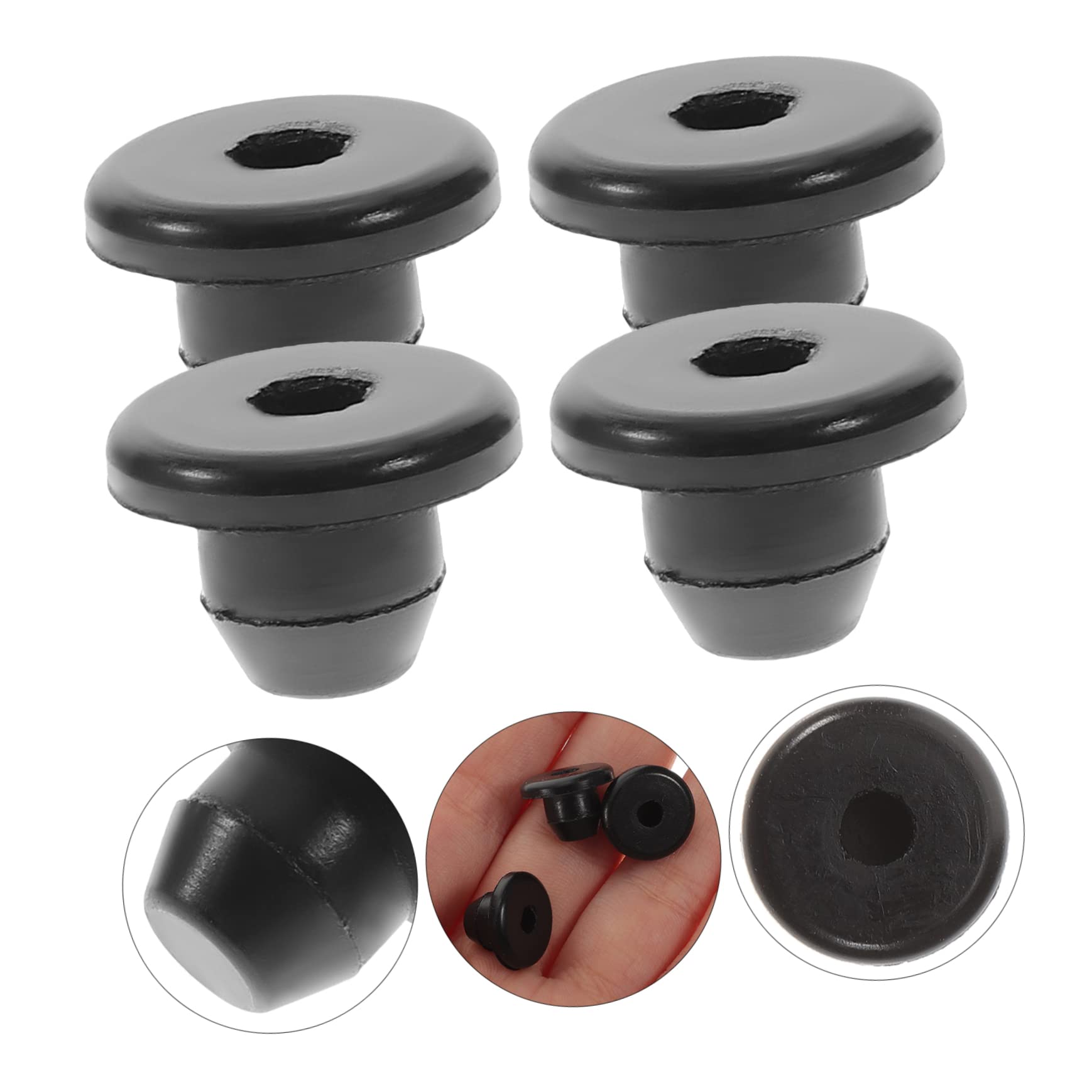VALICLUD Lot de 20 Bouchons De Remplissage D'Huile en Caoutchouc pour Cric Hydraulique Étanches Accessoires De Levage 1.40 X 1.40 X 1.10 Cm Protection Contre Les Fuites Réparation Durable