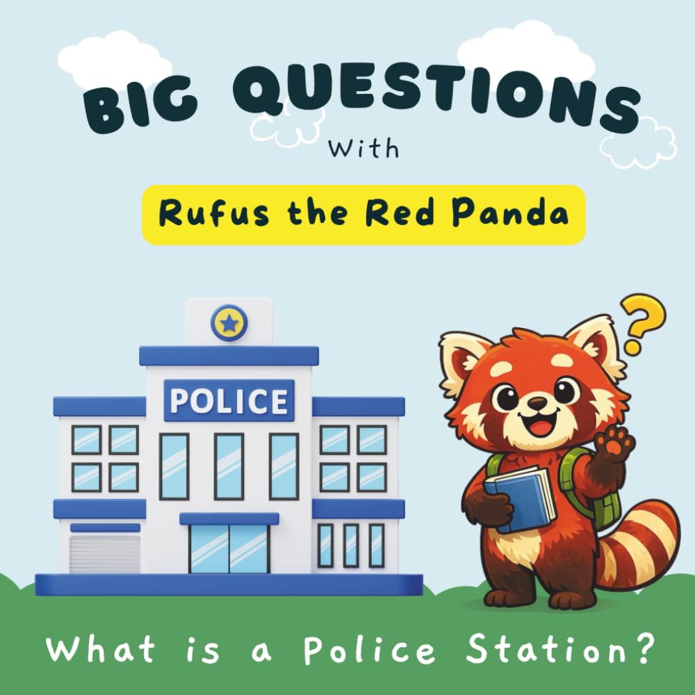 Big Questions with Rufus the Red Panda: What Is a Police Station?: A Fun, Reassuring Children’s Picture Book (Ages 2–7)
