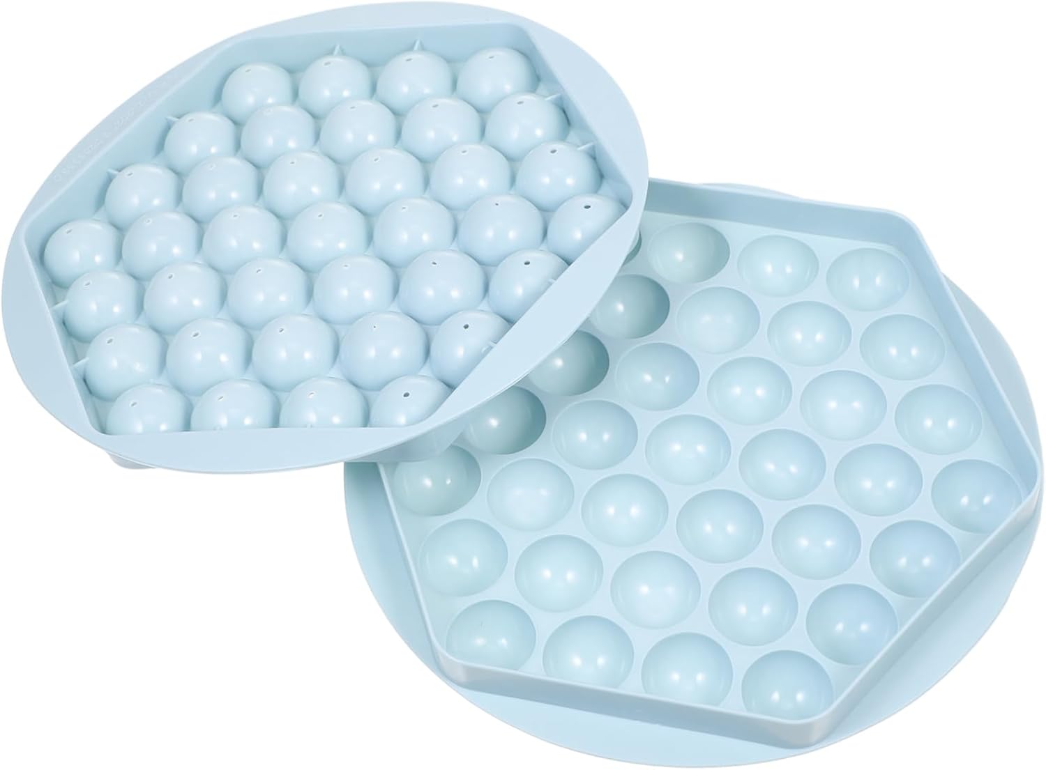 Plastic Ice Ball Maker DIY Ice Sphere Molds for Home Bar Flexible Ice Cube Tray Random Color for Cocktails and Beverages