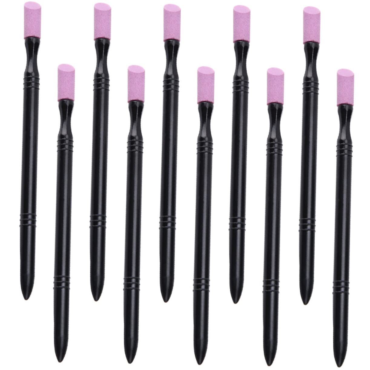FRCOLOR Set Di 5 Strumenti Per La Rimozione Delle Cuticole Lime Per Unghie Delicate Pietre Lucidanti Per Manicure 10 Pezzi*5