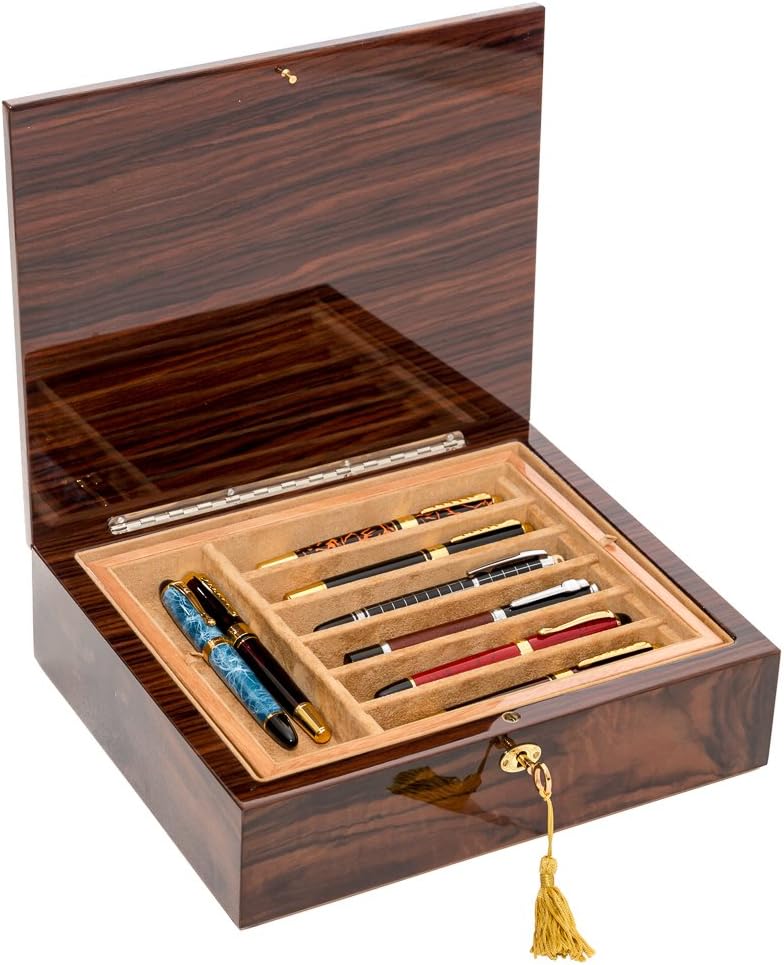 Bello Games New York, Inc. Collezioni - Via Del Monte Luxury Pen Box for Sixteen Pens. Made in Italy
