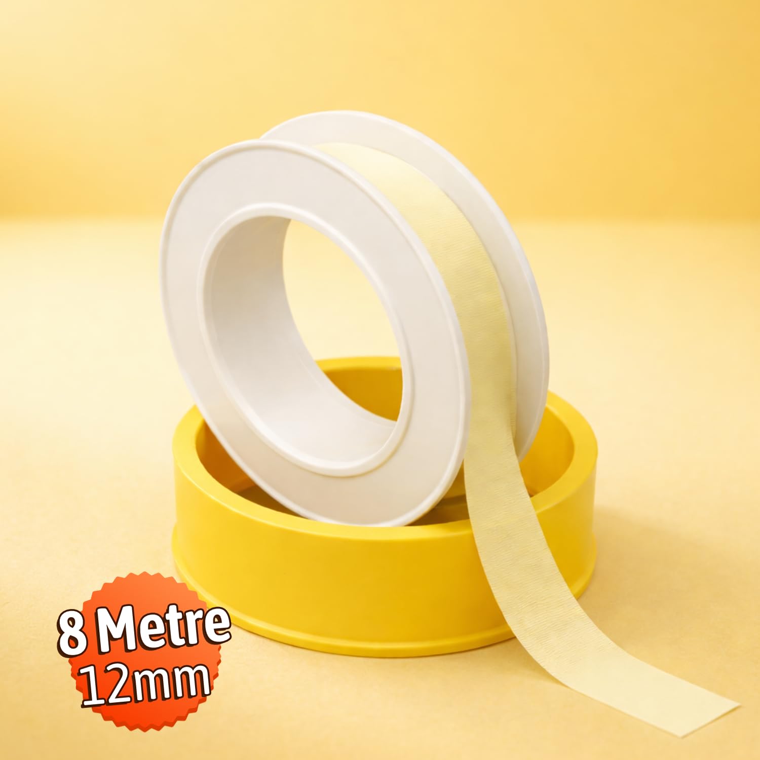 (1 Adet) Doğalgaz Teflon Bant Büyük 12 mm x 8 Metre
