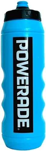 Miniatura 4 de Powerade Botella de agua de 32 onzas Botella deportiva para apretar con boca ancha y tapa resistente a las fugas, reutilizable y sin BPA