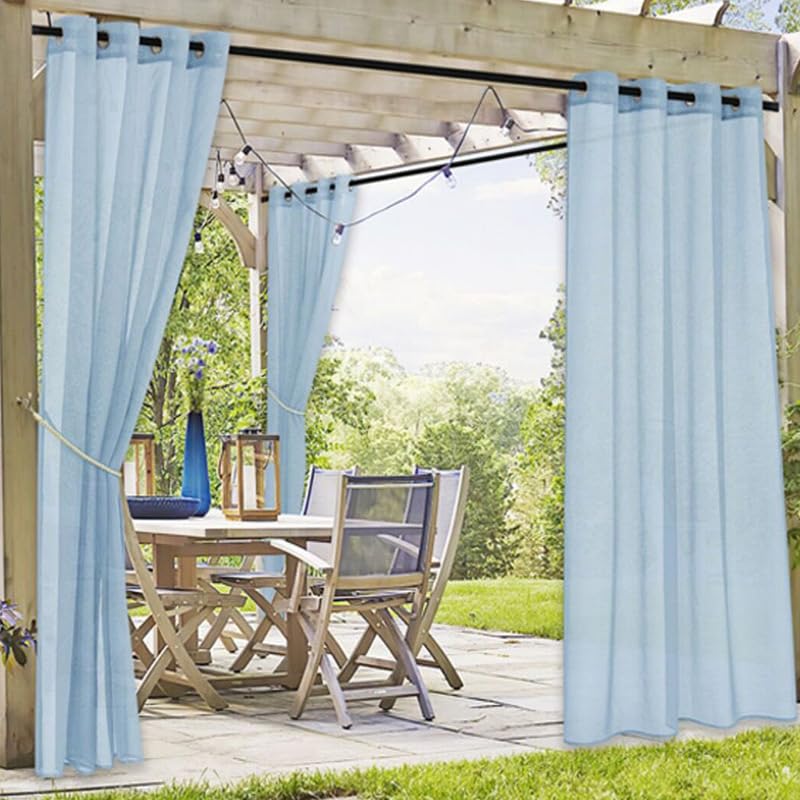 Voilages de chambre fluides et panneaux aérés pour terrasse et salon