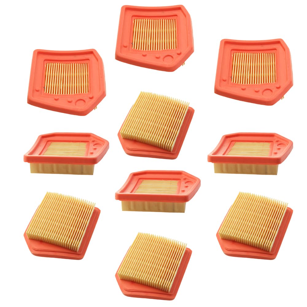 10Pks Filtro de Aire 4147 140 4400 Compatible con cortacésped FS240 FS240R FS240CE FS360CE FS460CEM FR460TCEM Piezas de Repuesto