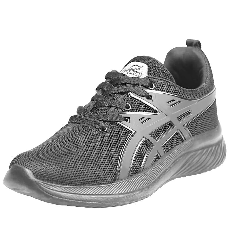 Image of Lakhani Aayushman Men's Sports Shoes with Supreme Comfort Cushioned Insole | Running Walking, Gym Training Jogging Athletics| Comfortable & Stylish| Casual & Lightweight | Lace-Up Shoes Gent's Boy's