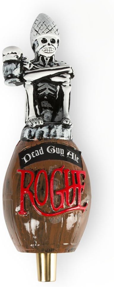 Rogue Dead Guy Ale Sculptured Beer Tap Handle