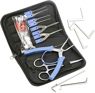 Loboo Idea Ensemble d'extracteurs de clé cassée Ultimate, 25 outils pour l'extraction d'extracteurs de clé cassée en acier multifonctions