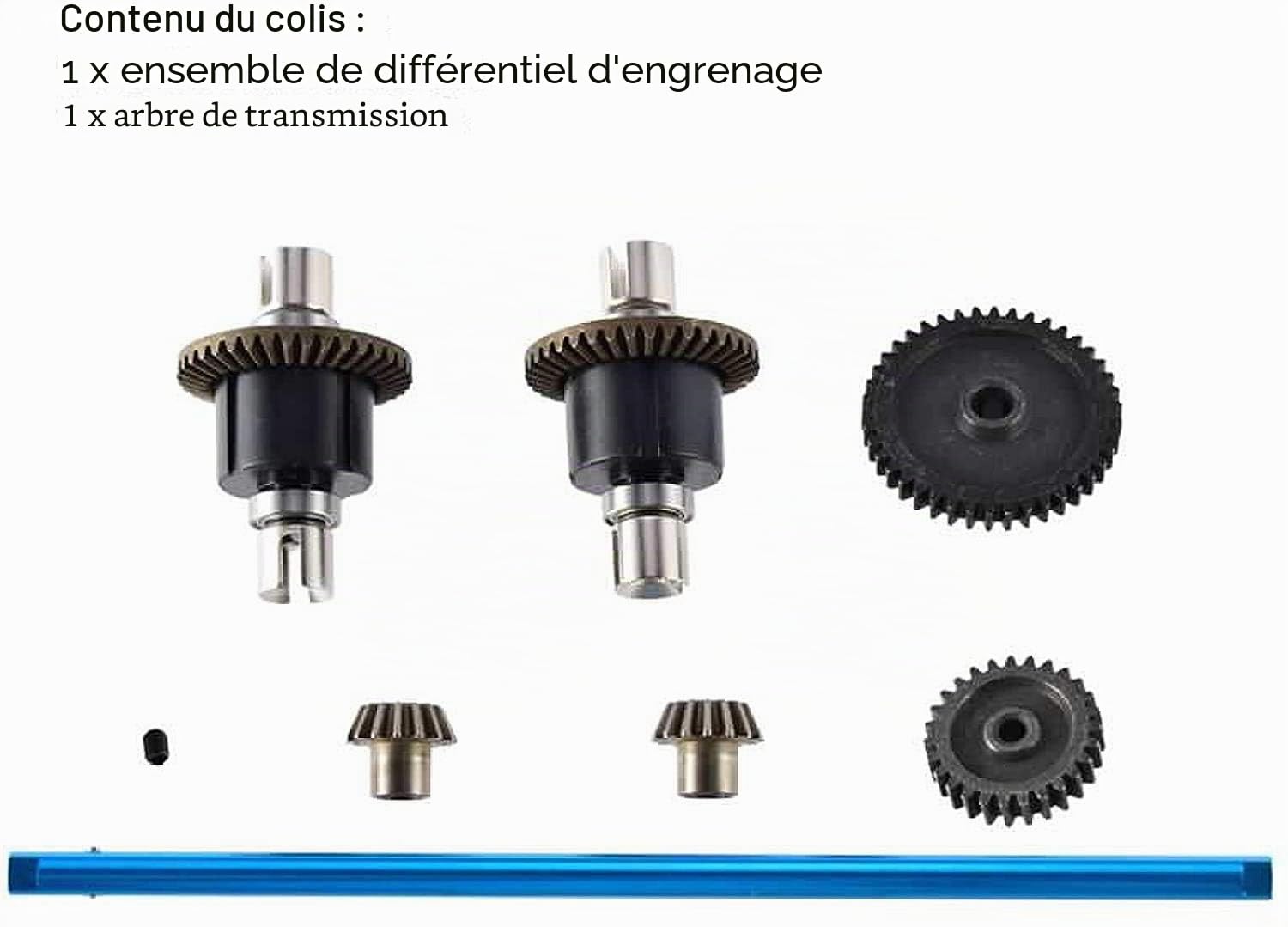 DollaTek RC bricolage pièces pour WLtoys A949 A959 A969 A979 K929 RC voiture métal mise à niveau accessoires métal engrenage différentiel A
