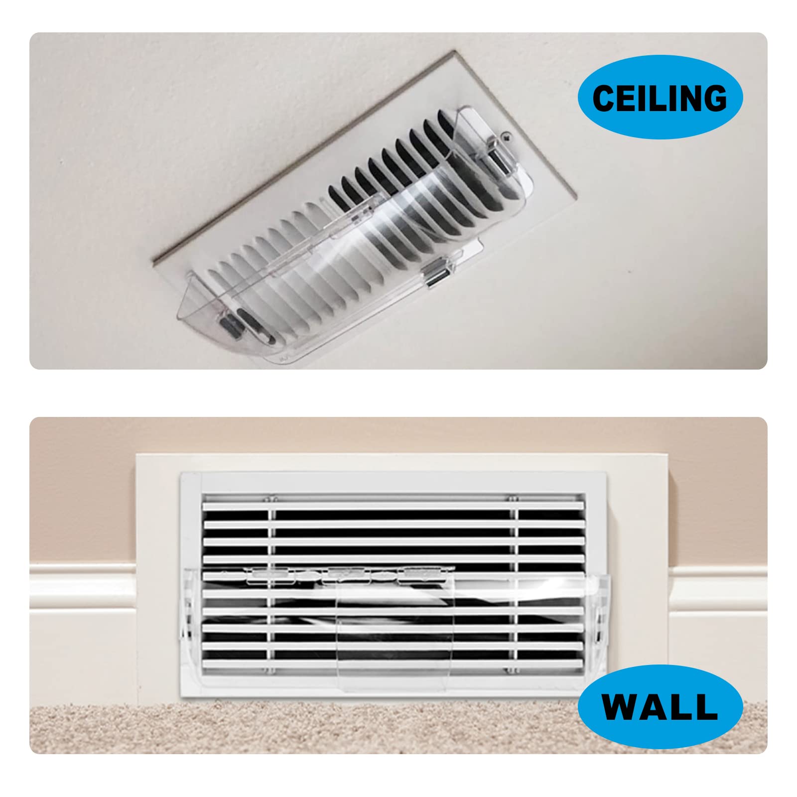 Aazon.co: SOOLUX Air Vent Deflectors agnetic Registers for Hoe