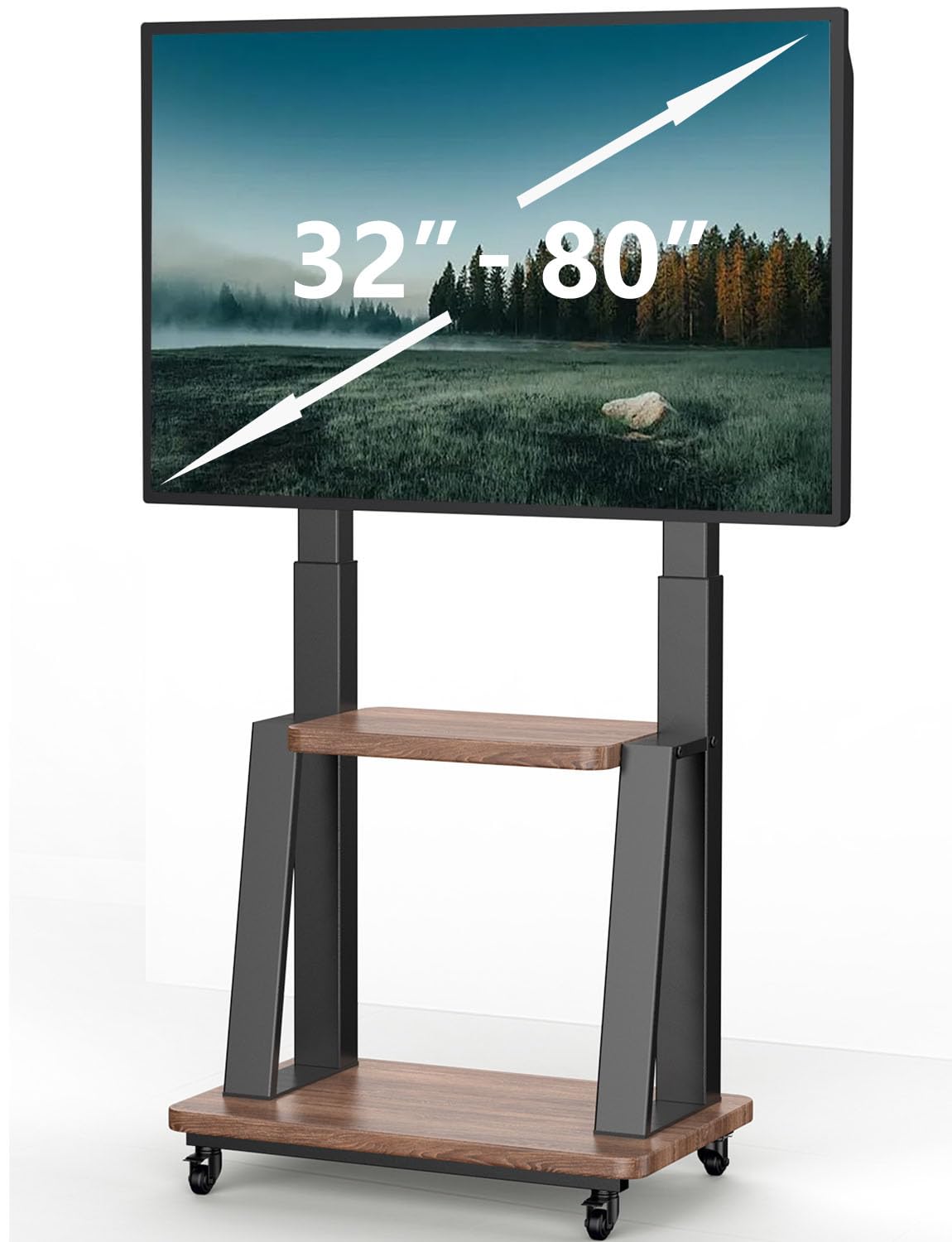 GLWIXY テレビスタンド キャスター付き 32～75インチ テレビ台 大型テ Amazon｜GLWIXY テレビ台キャスター付き32~80インチ対応,壁寄せテレビ