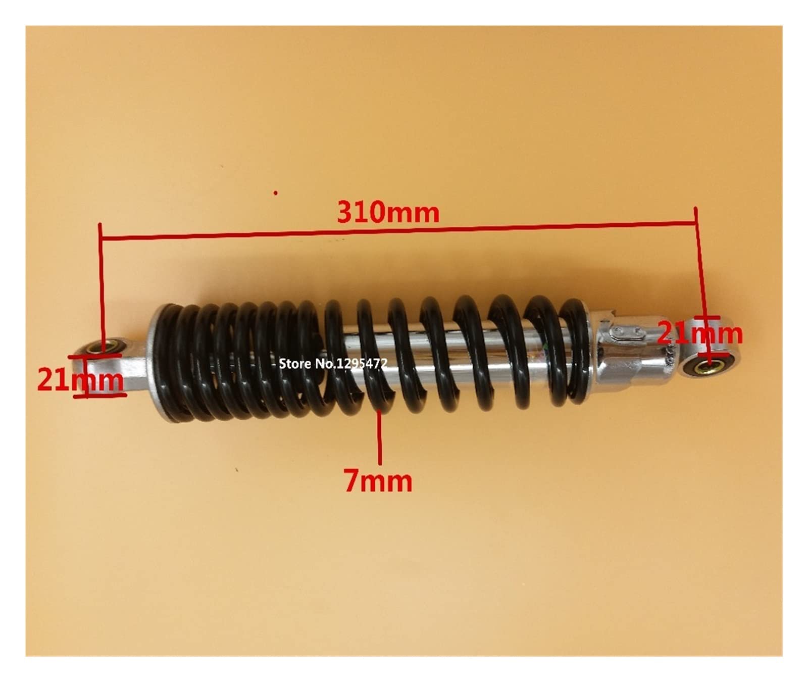 300mm 310mm 7mm lub 7.5mm sprężynowy amortyzator motocyklowy kompatybilny z suzuki kompatybilny z yamaha atv