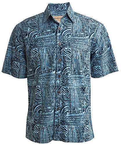 Botany Bay Tropical Hawaiian Batik Shirt