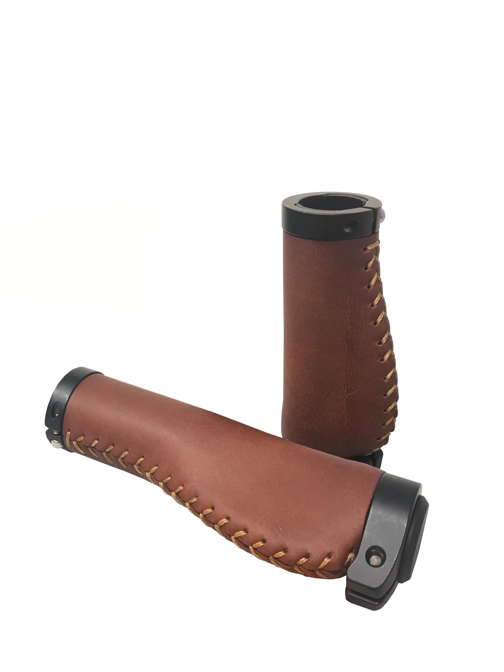 fahrradgriffe leder braun Böttcher Manufaktur Fahrrad Griffe Lang/Kurz Sport & Freizeit Block_NZ Farbe:34 black matt Stevens X8 Lite zu
