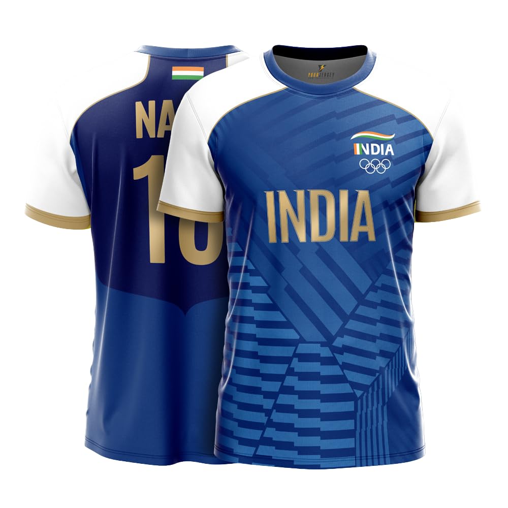 yourjersey Olympics 2024 Blue Champions Jersey – Personalized with Custom Name & Number | Sizes for Kids, Men & Women-picture-22