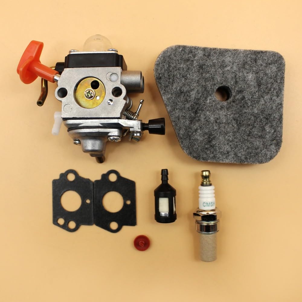 Zestaw serwisowy filtra powietrza gaźnika pasuje do STIHL FS87 FS90 R FS100 FS110 FS130 R FC 90 95 100 HL100 KM90 KM100 części kosy spalinowej