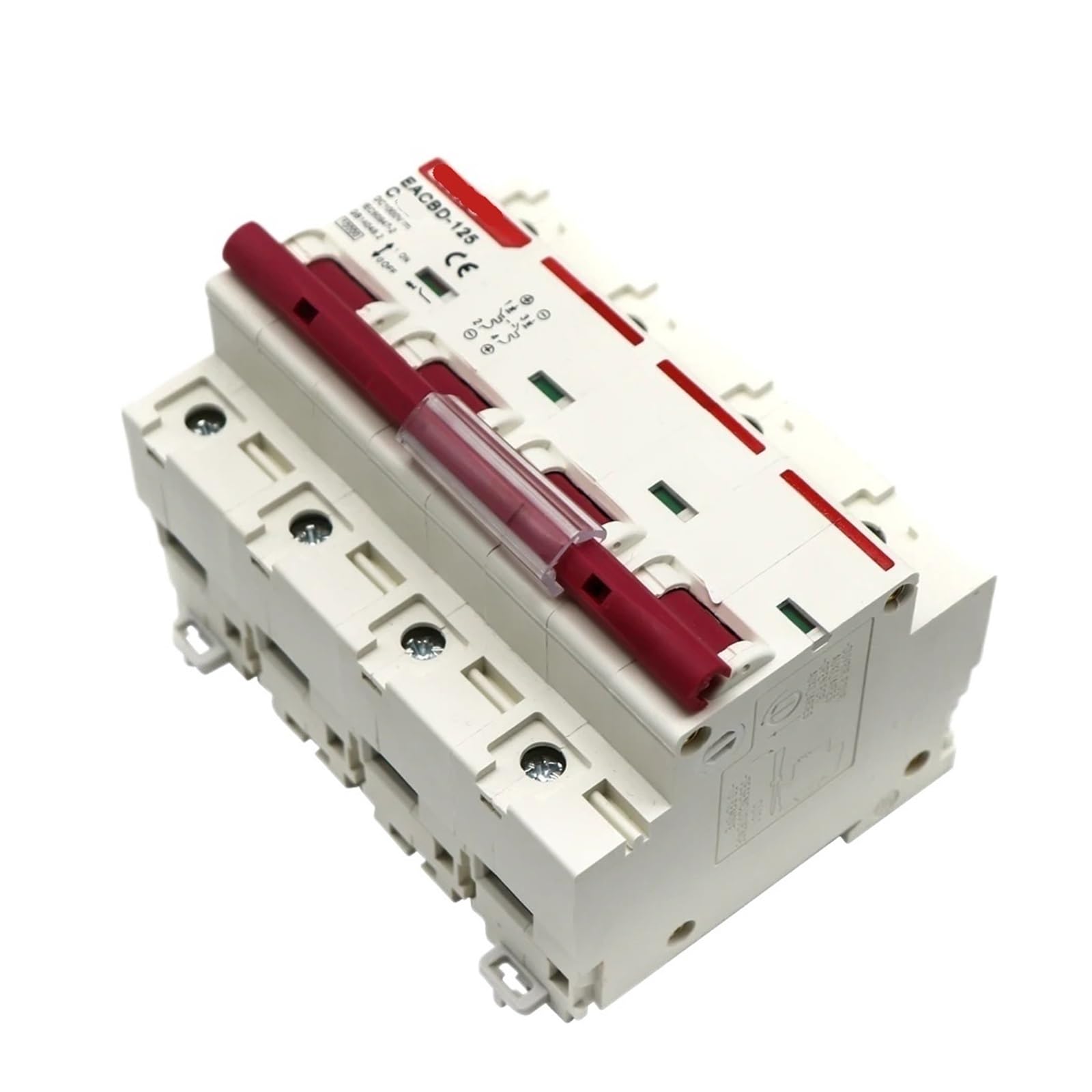 VSPPJYFG 1000V 1P Solar Miniature Circuit Breaker Overload Protection Switch 6A~63A/80A 100A 125A Suitable for Photovoltaic System(25v)