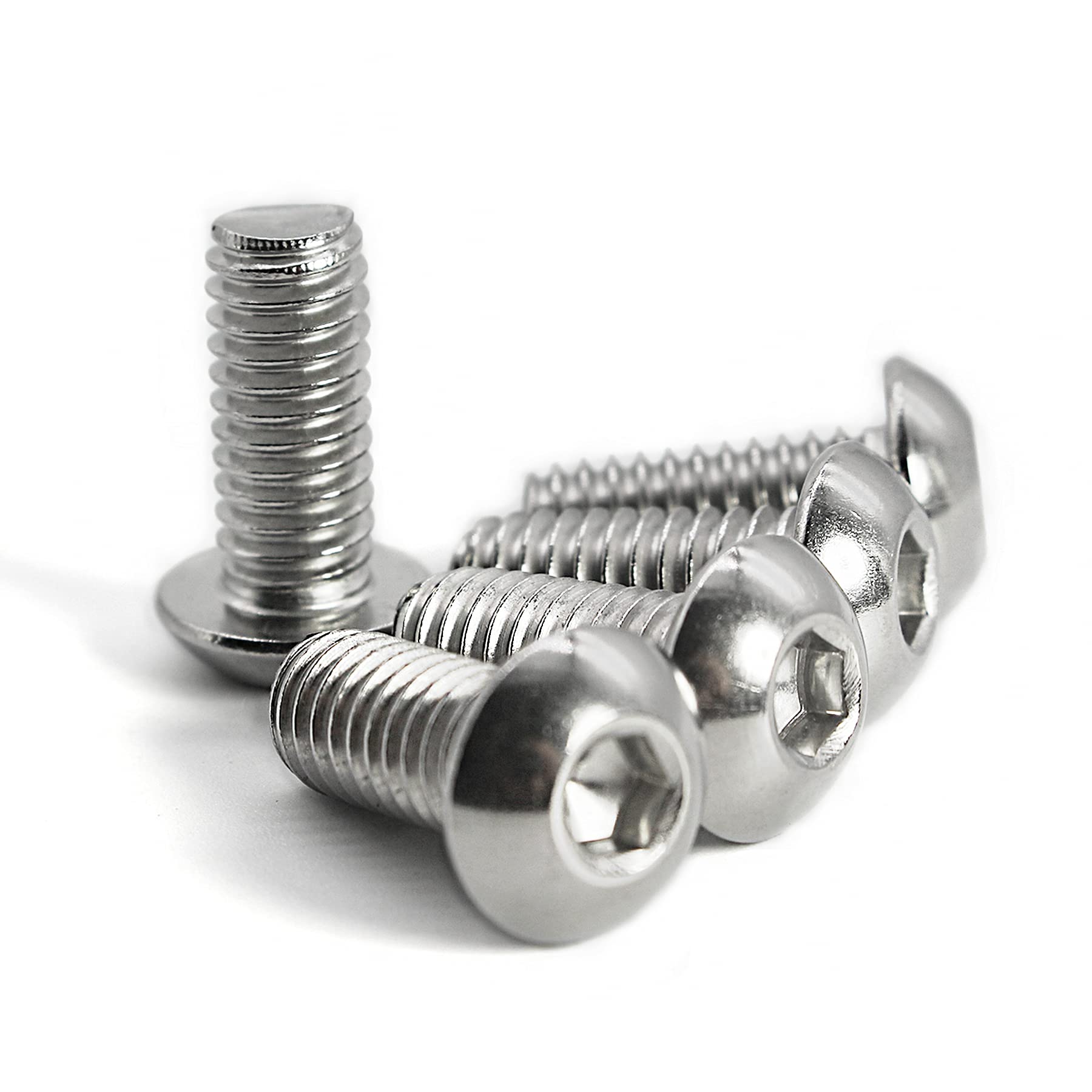 M6-1.0 X 25mm Socket Head Cap Screws - Stainless Steel 304 Allen Bolts, 25 Pieces