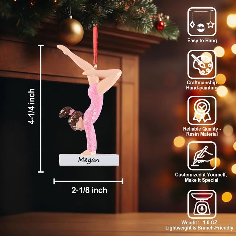 Miniatura 3 de Adorno de Navidad personalizado de ballet para niña, regalo con nombre personalizado para bailarina, recuerdo del primer recital, recompensa de