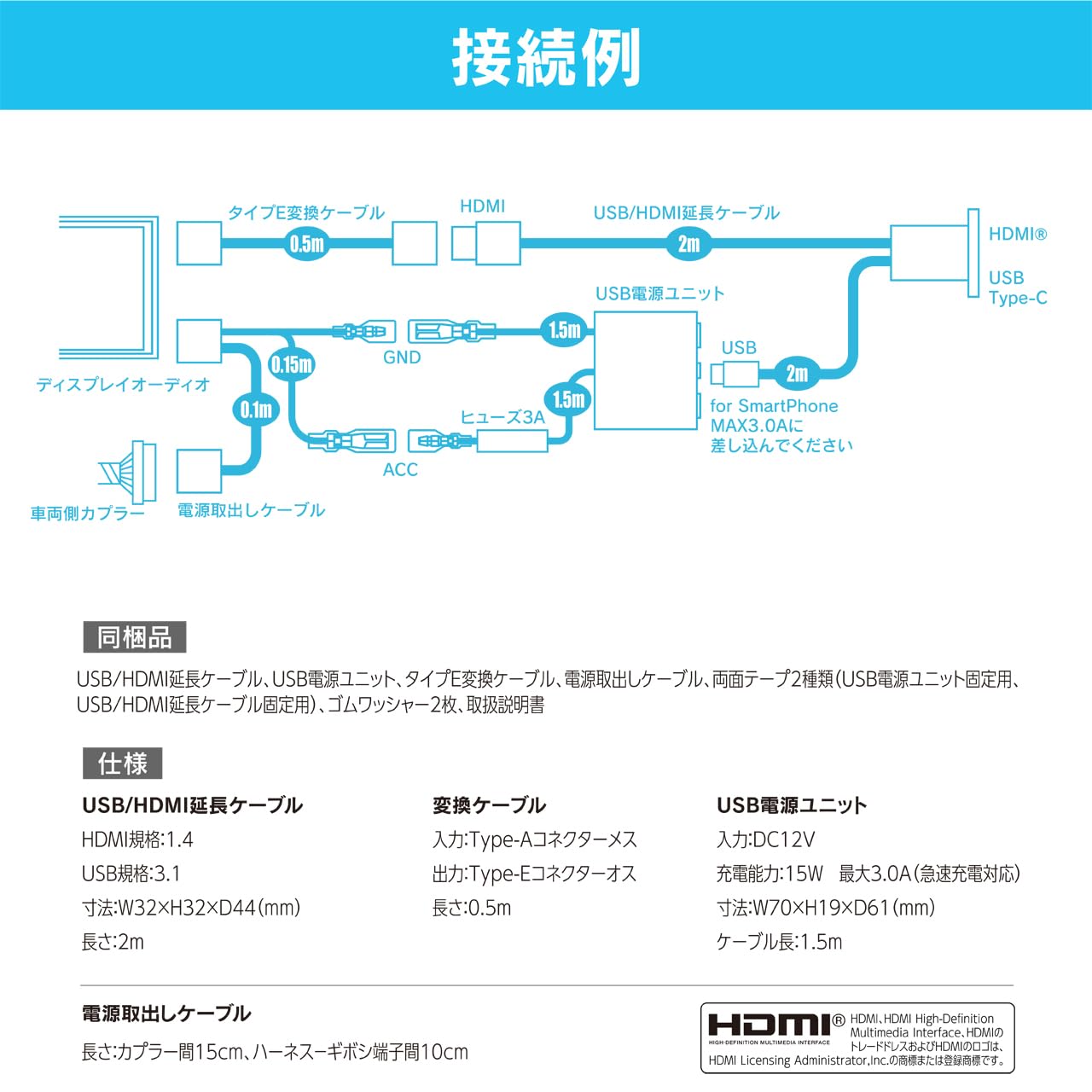 Amazon.co.jp: ビートソニック HDMI映像入力キット HDK03 :トヨタ 純正