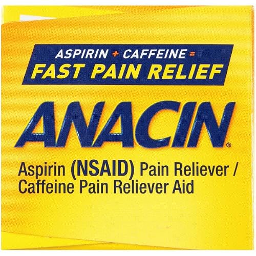 Fast Pain Relief - Anacin Tablets, 300 Coated Tablets, Box #TOP3