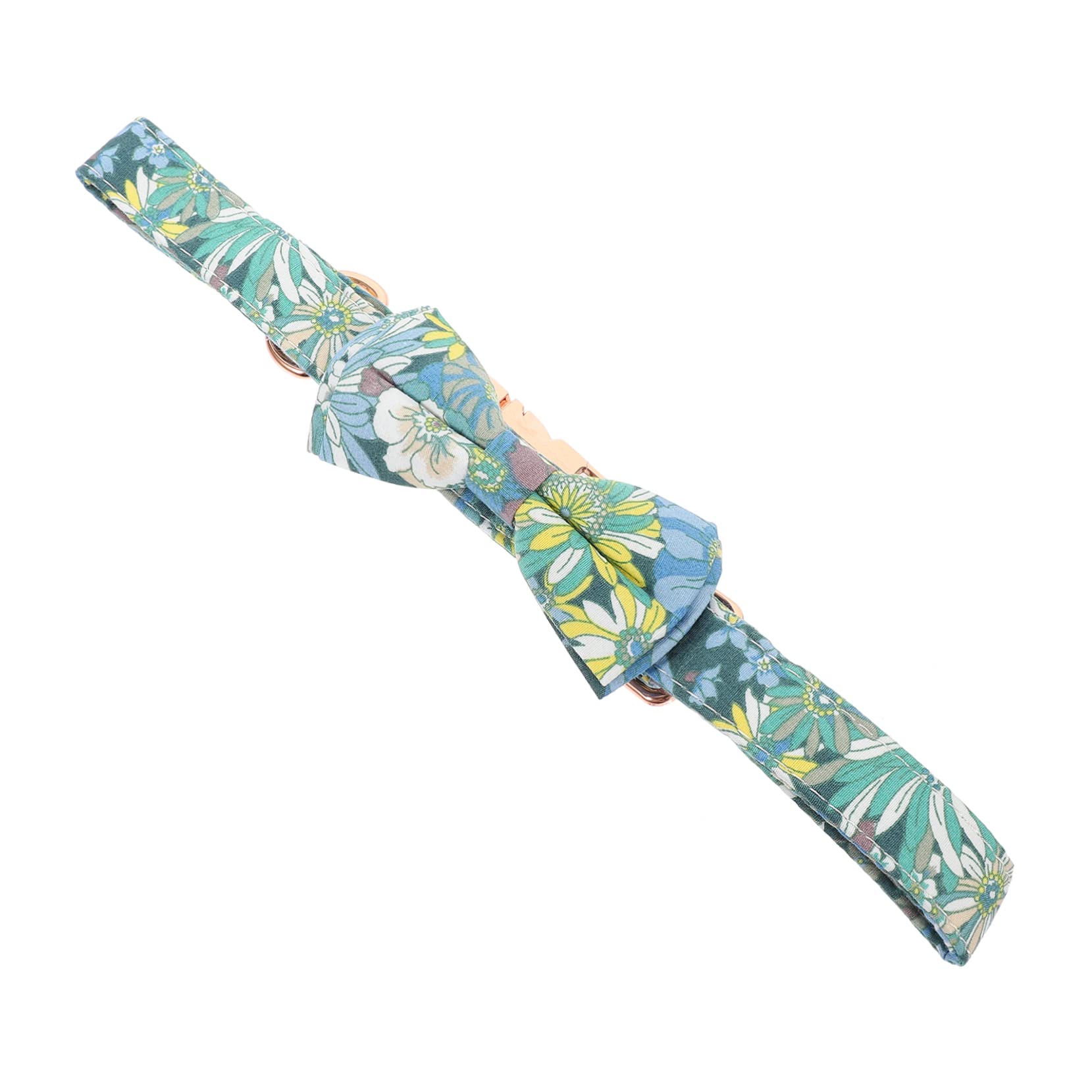 Collar de perros de back tie con flor pet accessory para cachorros y eventos especiales