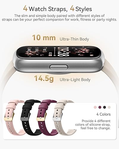 Miniatura 6 de RUXINGX Monitor de actividad física, reloj con monitor de corazón 247 para mujereshombres