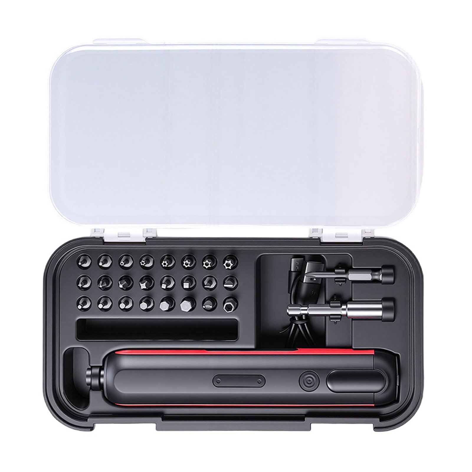 Pxzh Light Weight 4V Screwdriver With Bits Comfortable Grip Ideal For Electronic Device Maintenance Ergonomic Screwdriver Grip