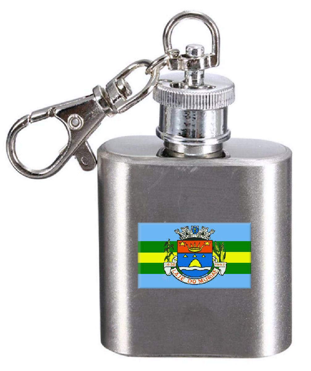 Flasque porte-clés gravé Laje Do Muriae pour randonnée bivouac et voyage