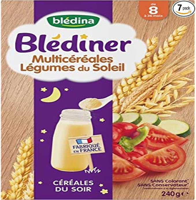 Bledina Blediner Cereales Du Soir Pour Bebe Multicereales Legumes Du Soleil Des 8 Mois Lot De 7 Boites Amazon Fr Epicerie Bledina Blediner Cereales Du Soir Pour Bebe Multicereales Legumes Du Soleil Des 8 Mois Lot De 7 Boites Amazon Fr Epicerie