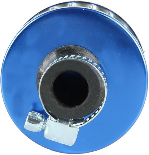 Miniatura 5 de ESUPPORT Universal 0.472 in Mini cono azul filtro de entrada de aire frío Turbo Vent Breather Car