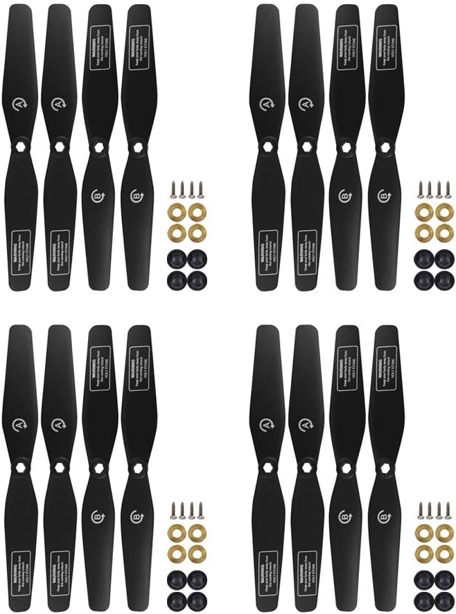Accessory 16PCS Black Propeller for SJRC S20W S30W T18 H301S T25 HS110D HS110G HS120D Remote Control Drone