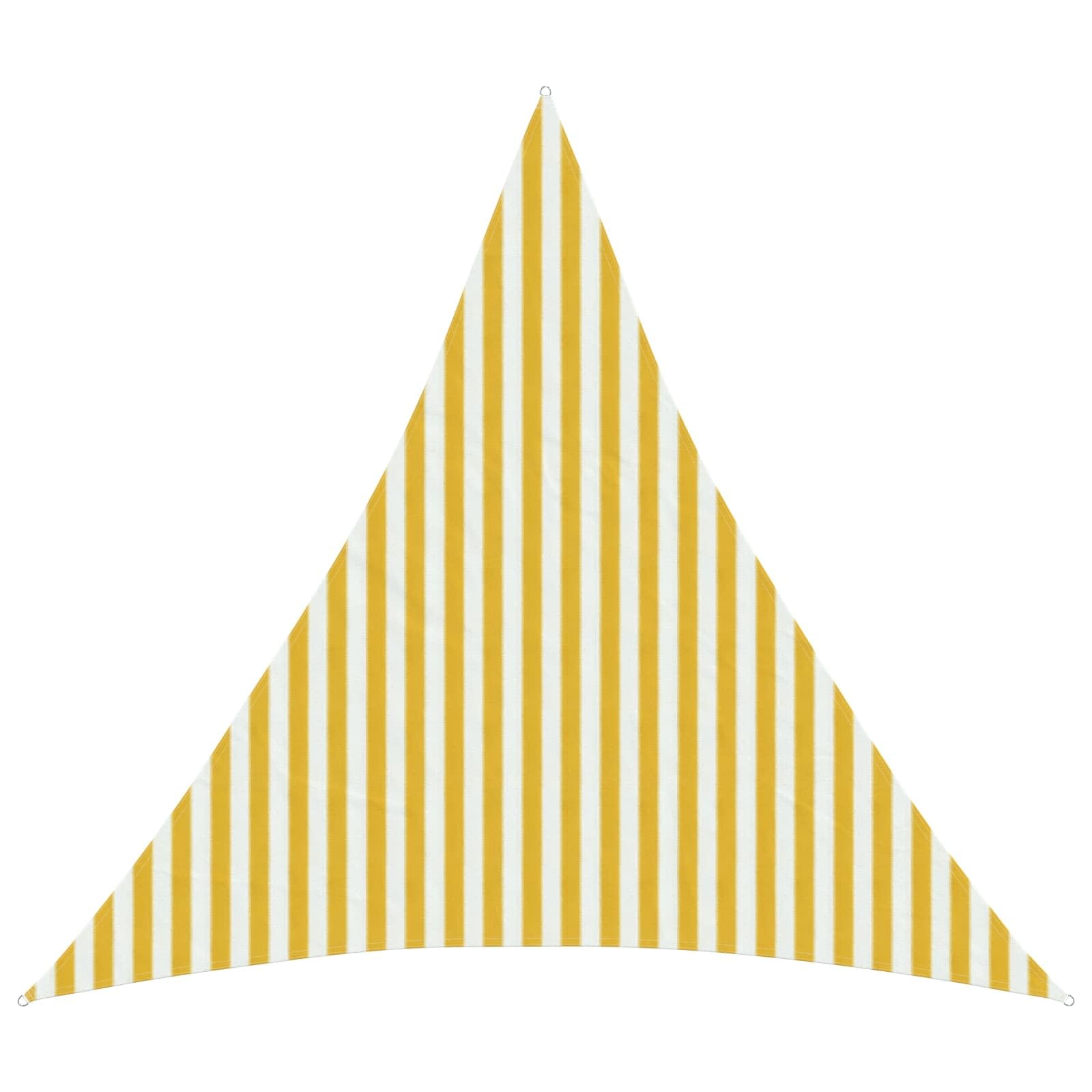 vidaXL Sunshade Sail 4 x 4 x 4 m HDPE, Garden and Terrace, Stylish Triangular Outdoor Sunshade Sail, Modern UV Shielding Cover, Backyard Canopy for Shade — image 1