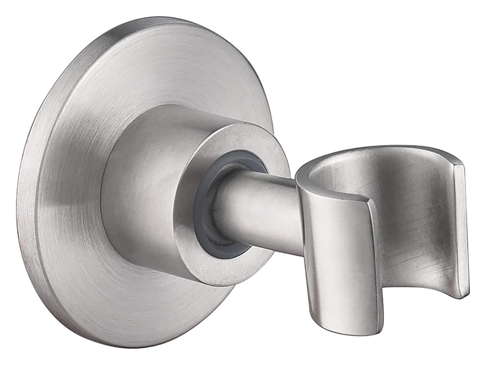 Shower Head Brackets, Adjustable Rotatable Adhesive Wall Mount Stainless Steel Shower Wand Holder, Brushed