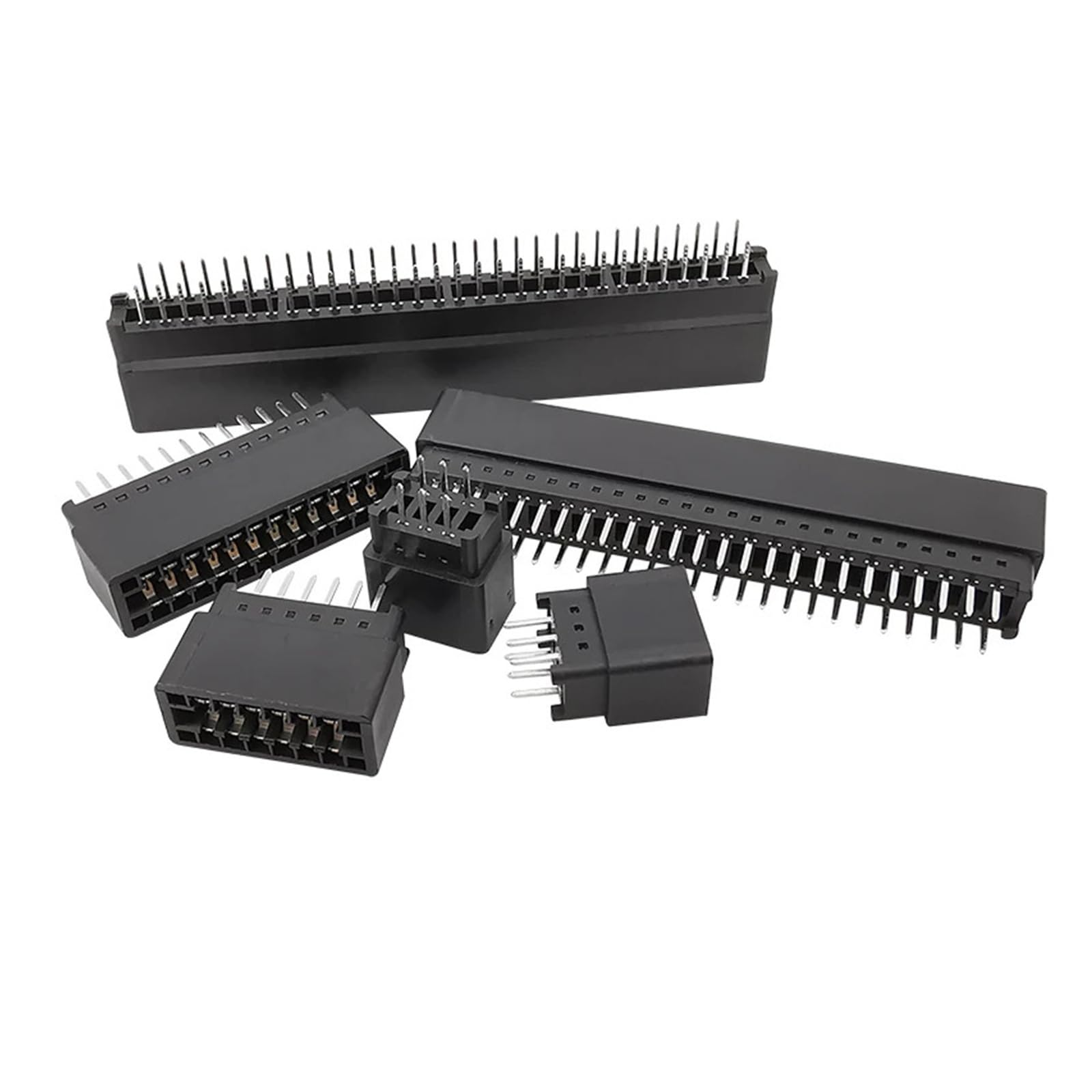 Złącze Pitch, 5 szt. Złącze karty krawędziowej 2,54 mm, 2x3P do 49-stykowego gniazda PCB przez otwory(2x36Pin)