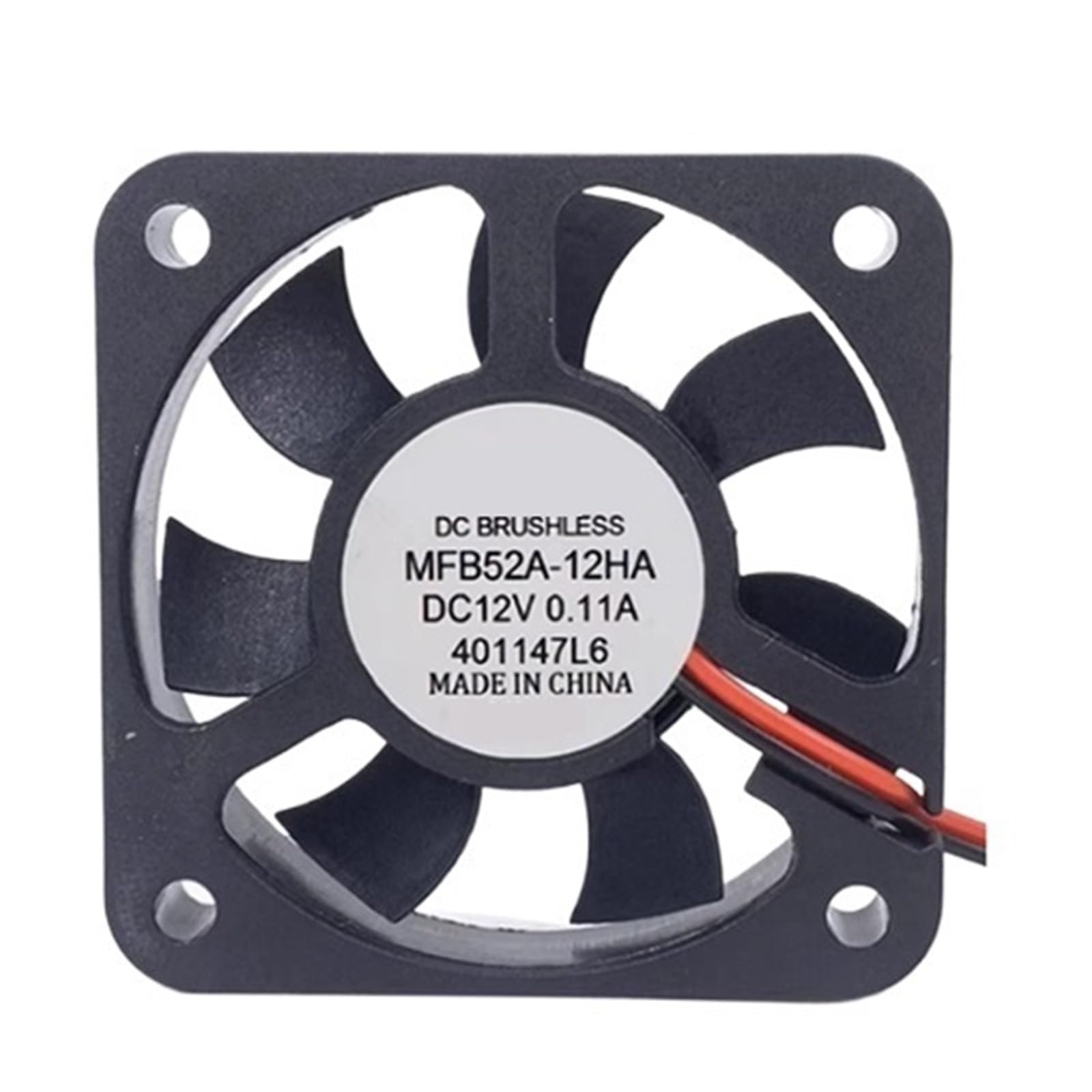 YMUGUEGH MFB52A-12HA-001 DC12V 0.09A 5010 Fan 5cm