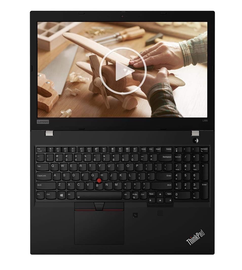 Lenovo ThinkPad L590 Ordenador portátil, Intel Core i3-8145U, 15.6" (1366x768), 8 GB de RAM, SSD de 256 GB, teclado QWERTY Japonés, Webcam, Windows 11 Pro (Reacondicionado)