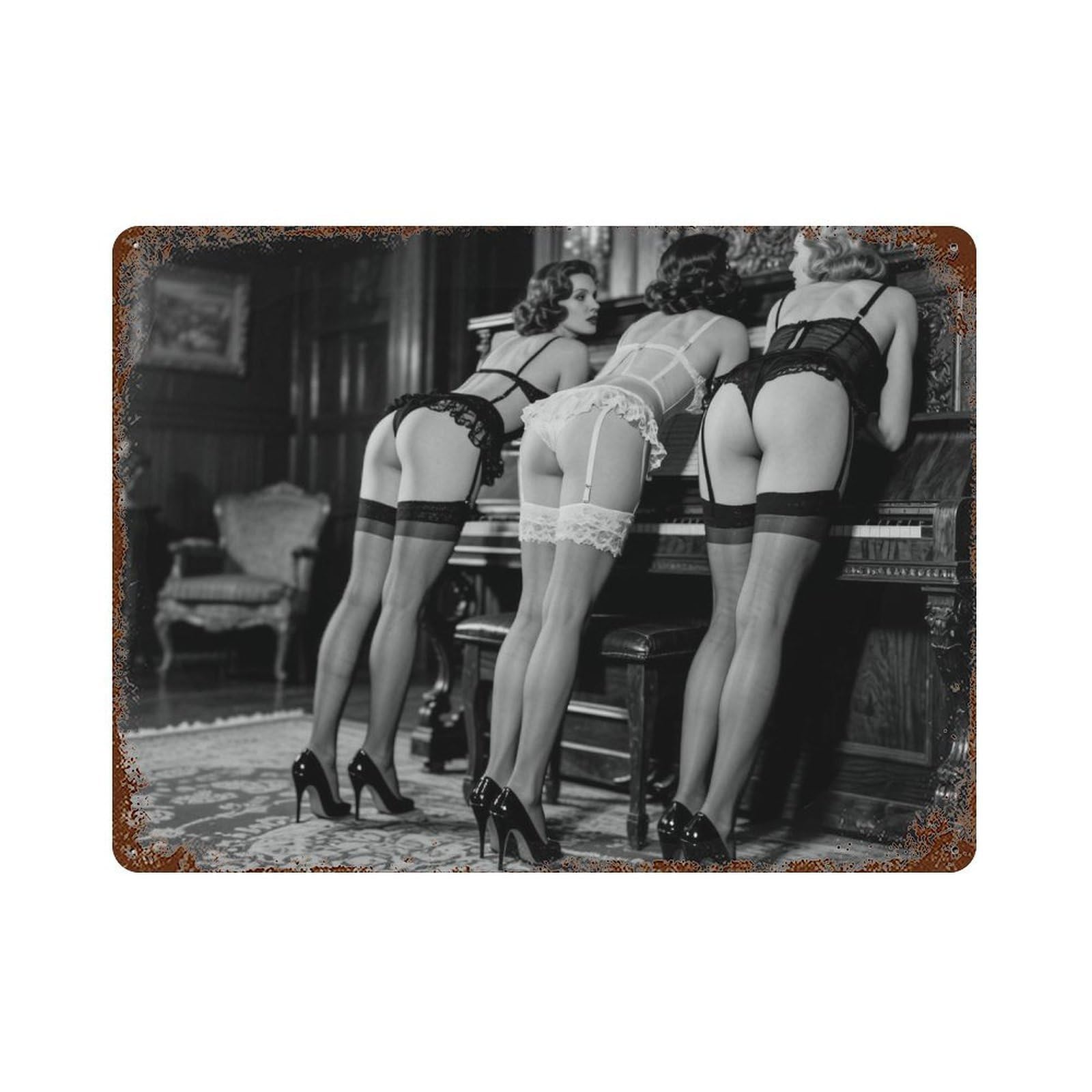 xiaoxiaoshen Fashion Wall Art,. Wall Decor Art Metal Tin Poster Modern Home Decor Art Home Bar Shop Decorations Vintage Sign 30x40cm