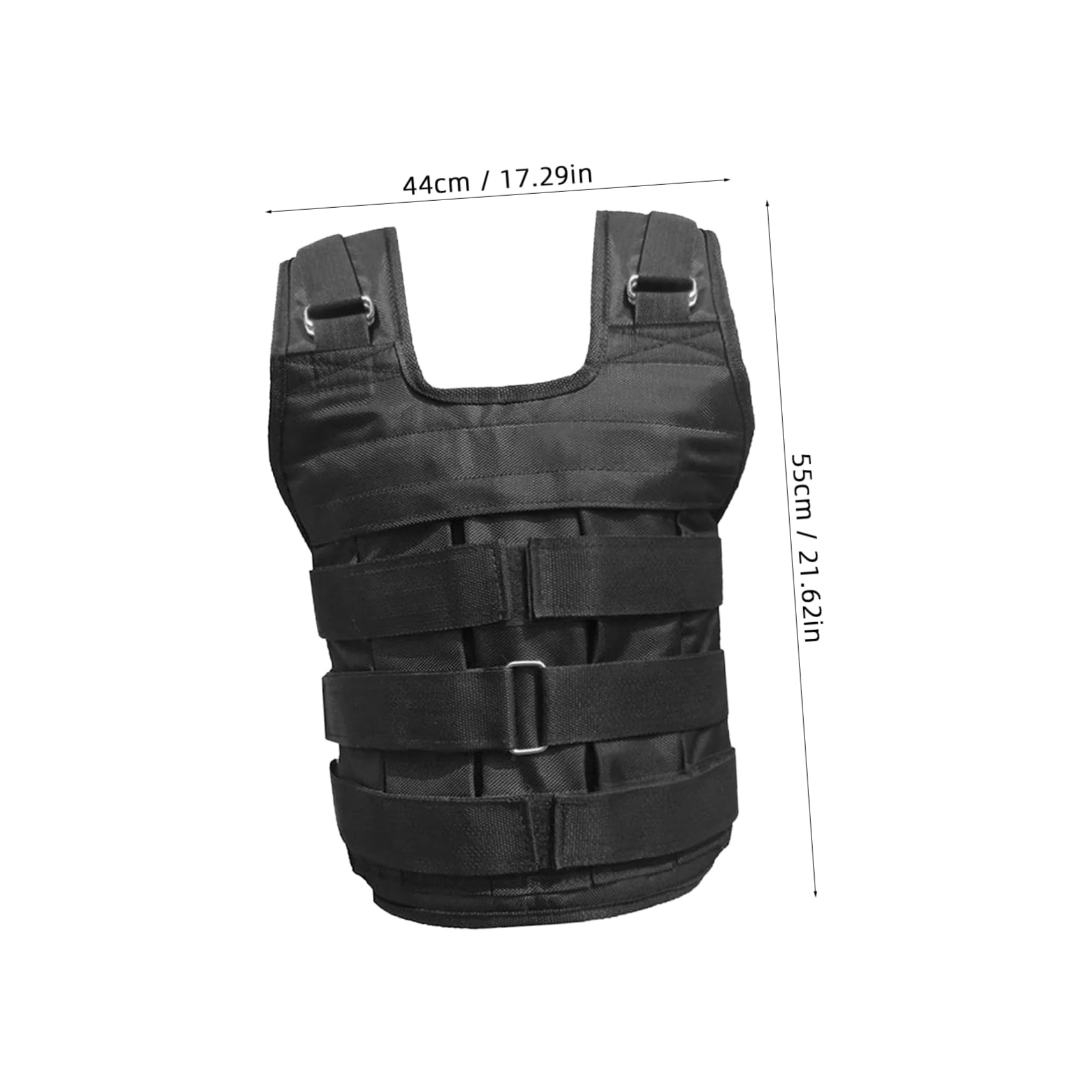 SUPVOX Weighted Vest for Men and Women Adjustable Ruck Vest for Running and Strength Training Breathable for Workouts Maximum Load